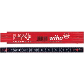 WIHA Mètre ruban composite Longlife Plus 410 2005 métrique 10 pièces