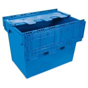 Tayg Eurobox 6444-T Bleue avec couvercle fixe 600 x 400 x 440mm