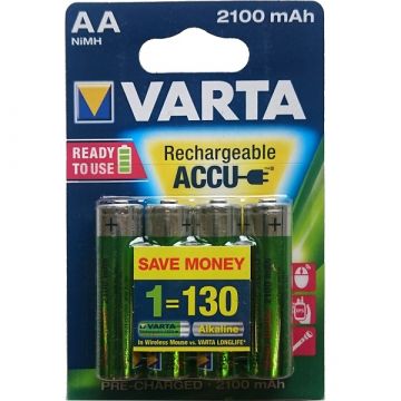 Varta Piles AA rechargeables 2100 mAh