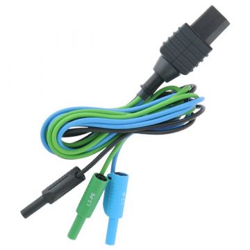 Metrel A1011 meetkabel 3-aderig t.b.v. Eurotest MI31XX