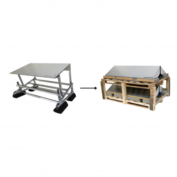 Conduct PVshelter Angled Type 130 Non-Assembled