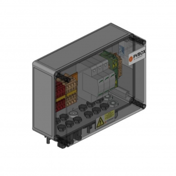 Conduct PVbox t.b.v. Solaredge 25-27.6K met de uitgang aan de bovenzijde.