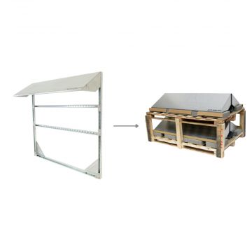 Conduct PVshelter Wall Type 150 Non-Assembled