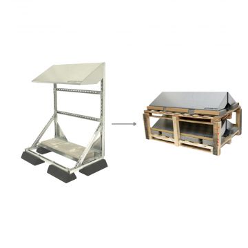 Conduct PVshelter Wall Floor Type 100 Non-Assembled